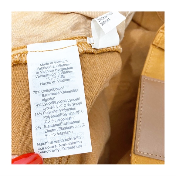 NEW Madewell 9” Mid Rise Skinny Leg Button Front Garment Dyed Jeans - Picture 14 of 14